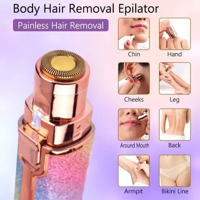 GlamTouch™ – Depilador facial elegante